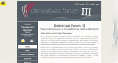 Desktop Screenshot of derivatives-forum.eu